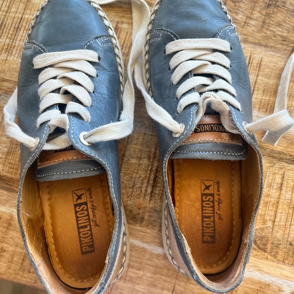 Super cool designer Pikolino shoes.  Ladies size 5.   $100 free shipping. - Picture 4 of 8